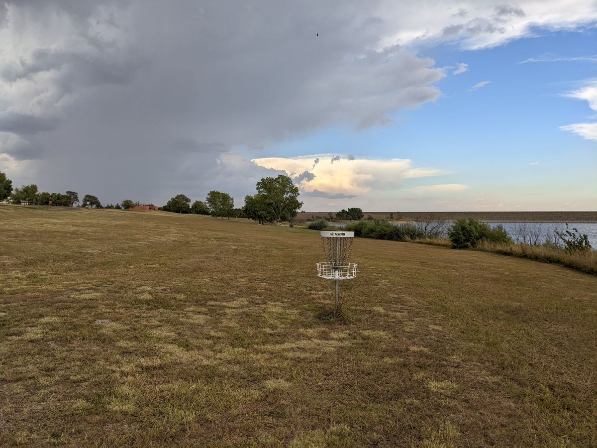 Hole 9 basket