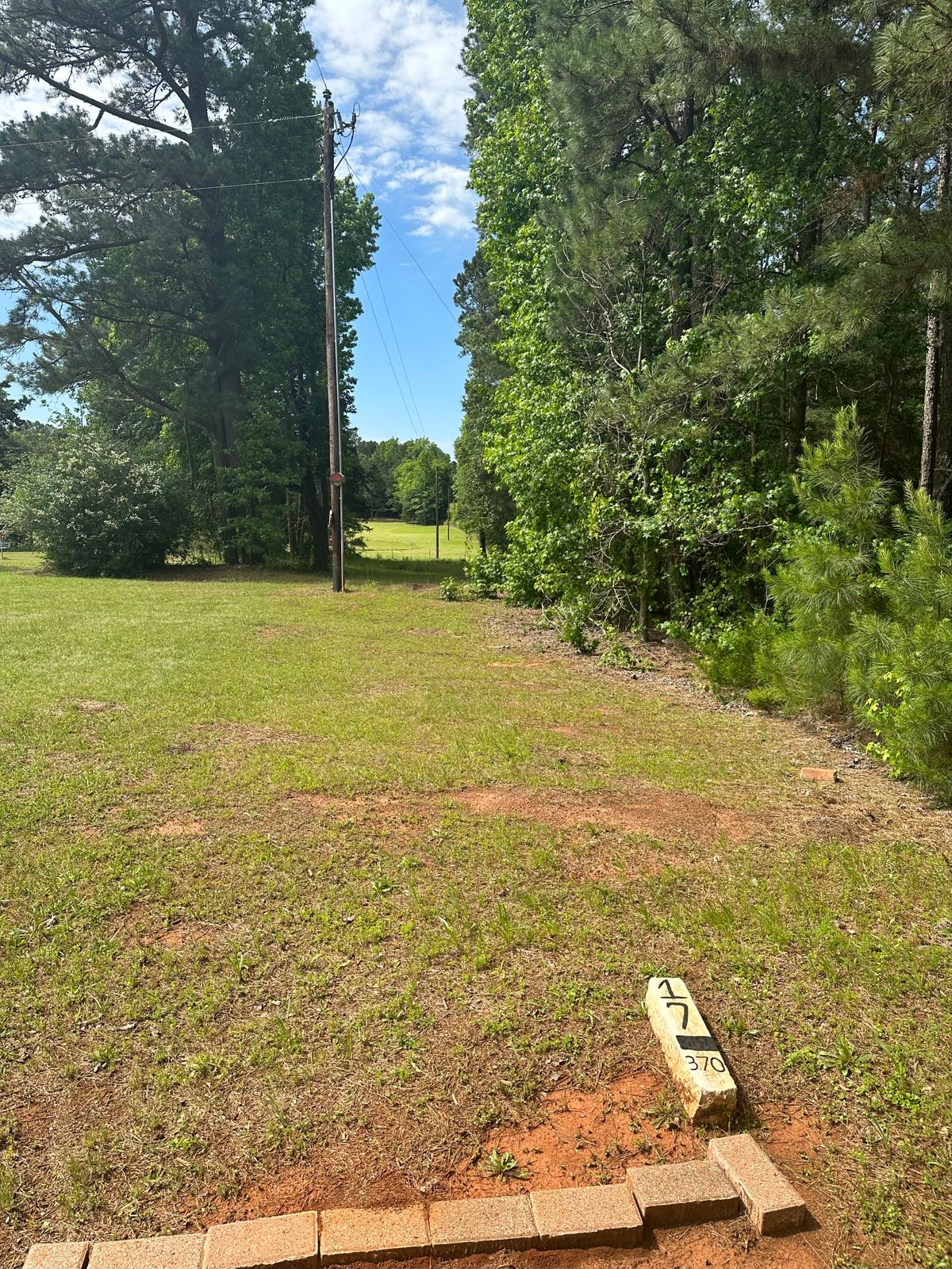 Hole 17 tee box Mando right of pole 