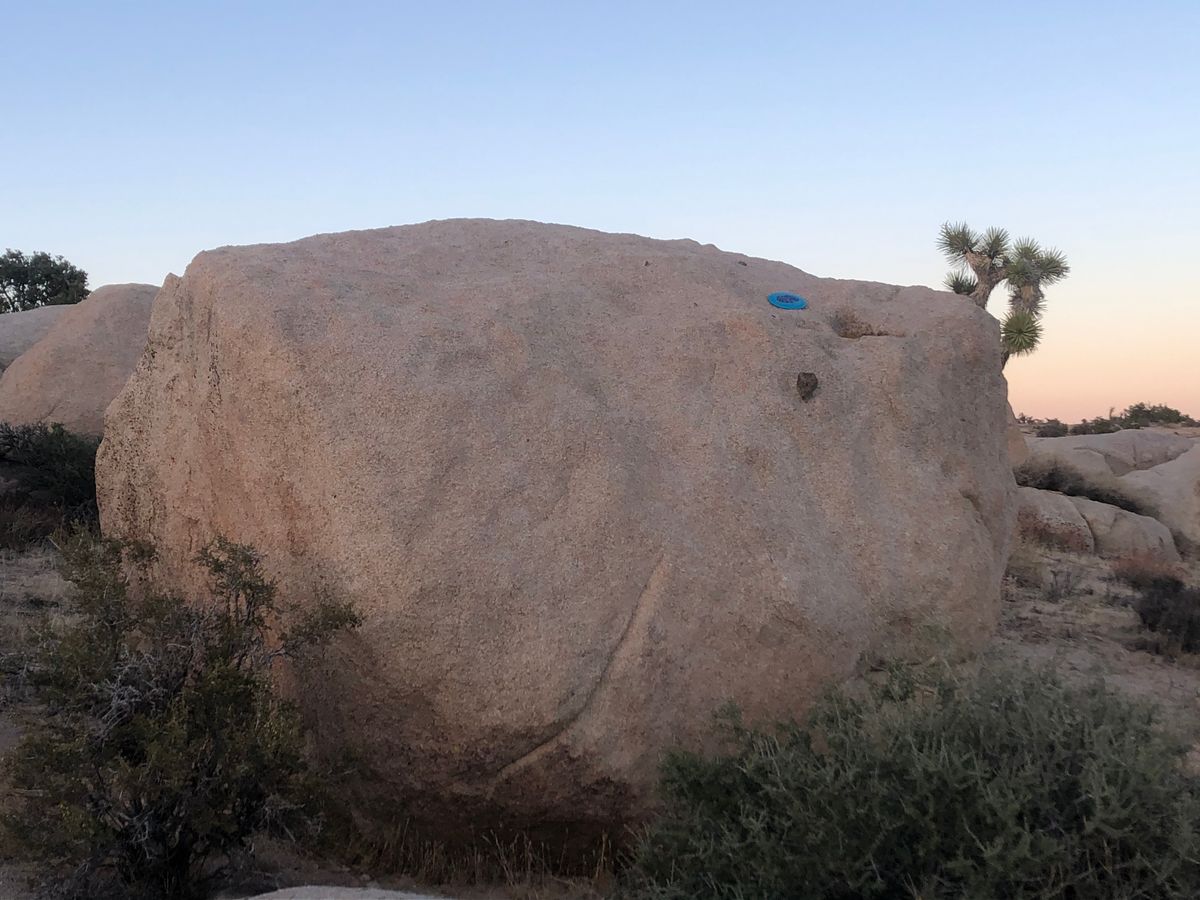 Avoid landing on giant boulders!