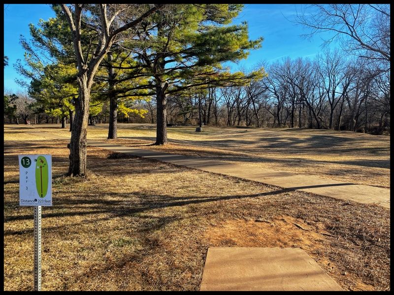 #13 Tee - throwing southeast