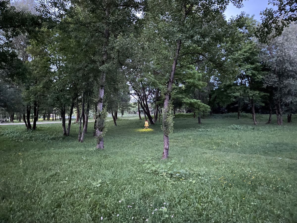Hole 9/18 in the evening.