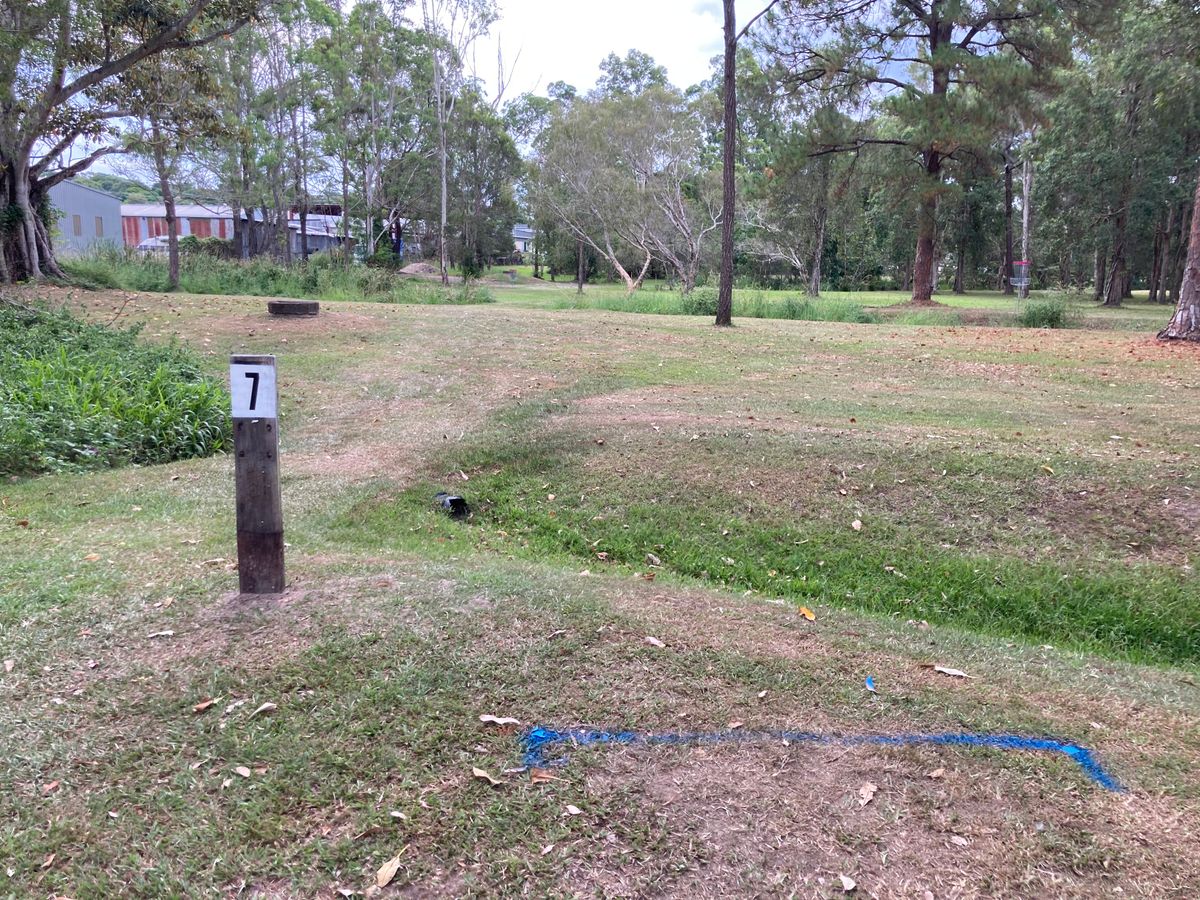 Hole 7 tee