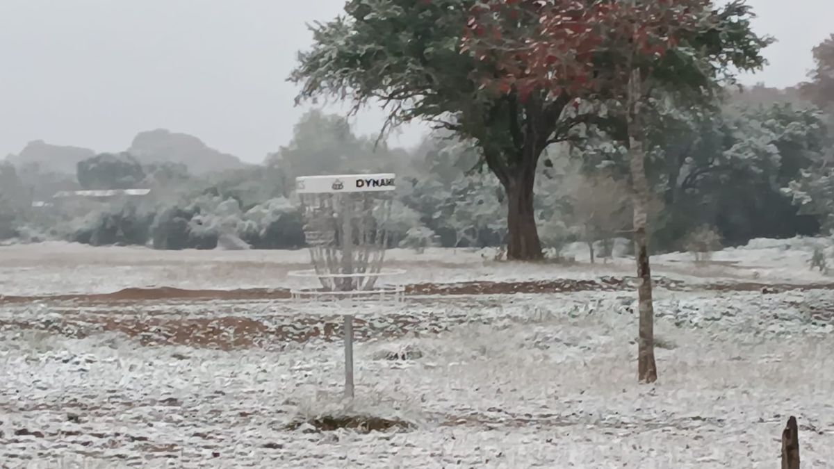 16/01/2024 Montemorelos Disc Golf, se ven canastas 17,4 y 7