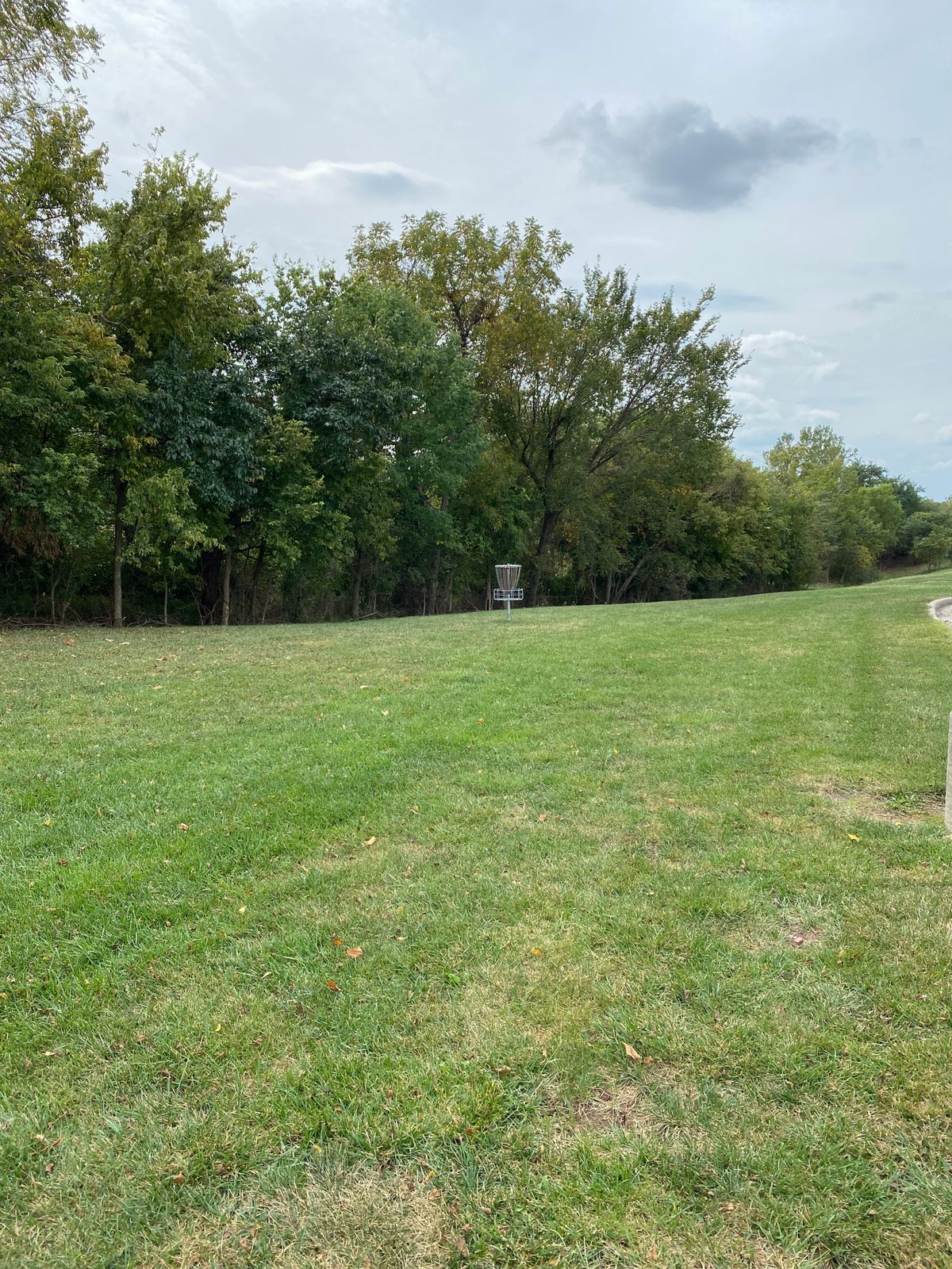 Hole 18 basket