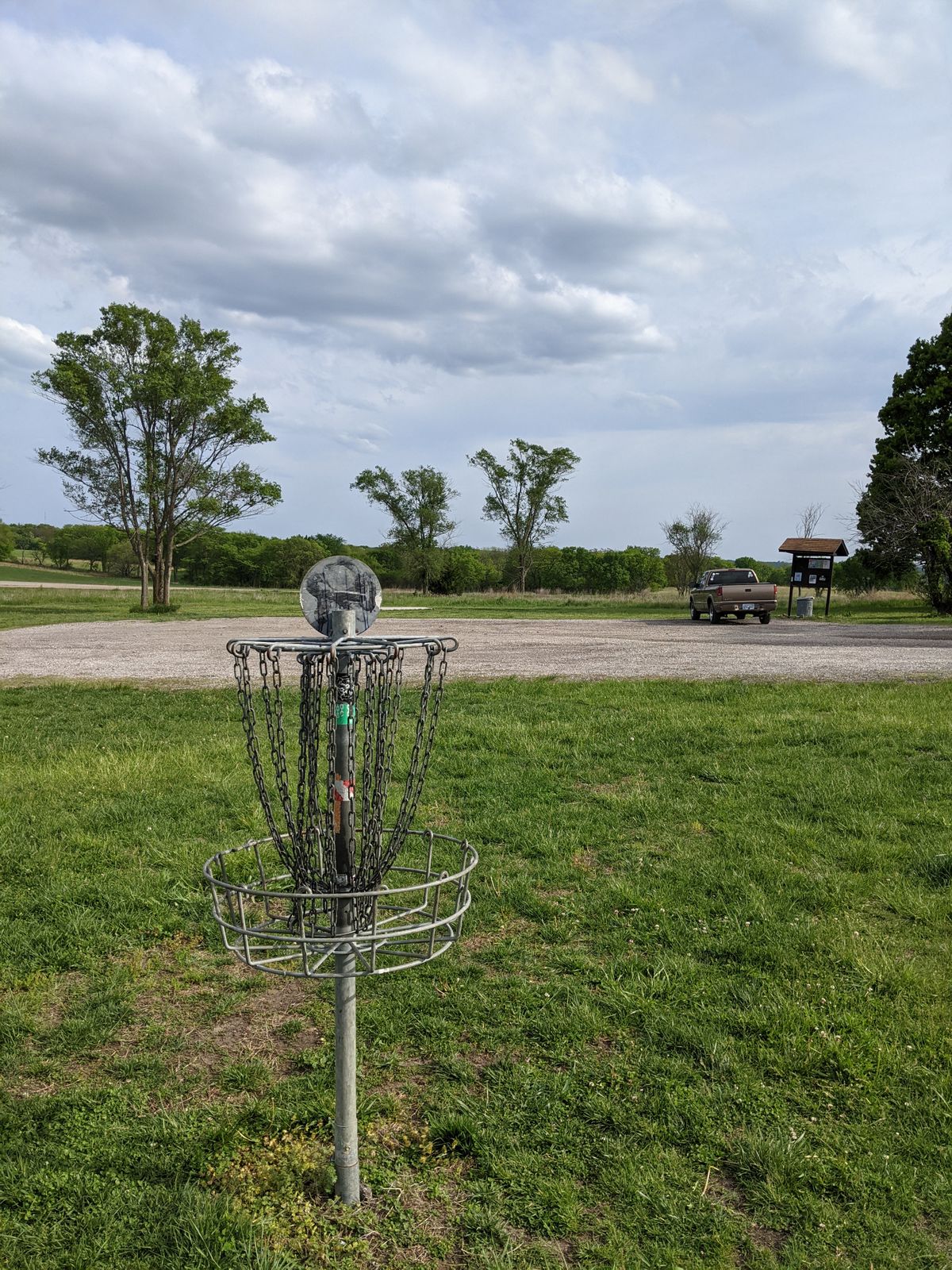 Practice basket with parking