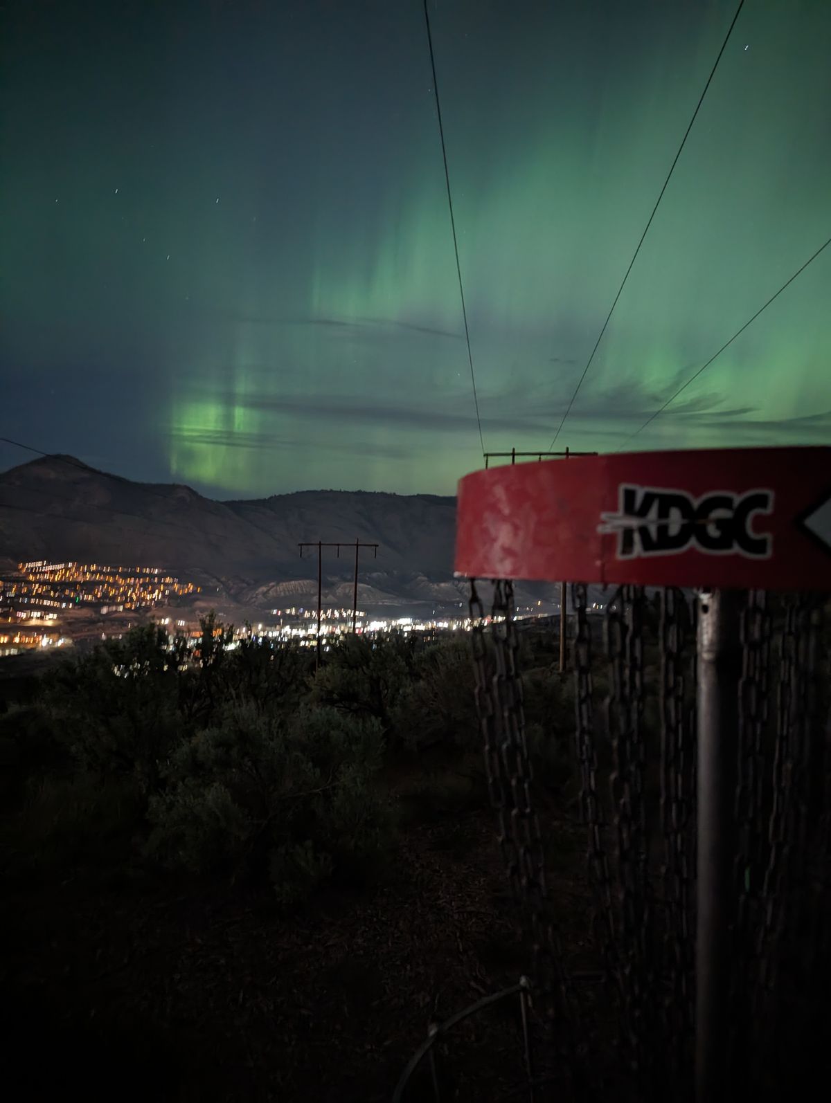 Northern Lights meet Rose Hill