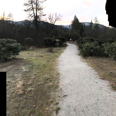 December Sunset vertical panoramic looking @ basket 8