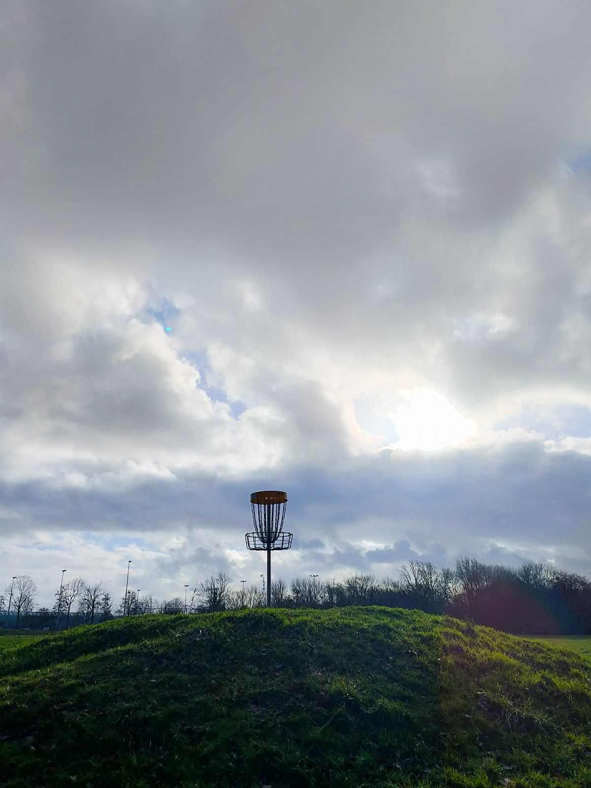 Hole 9 Blue, elevated basket.