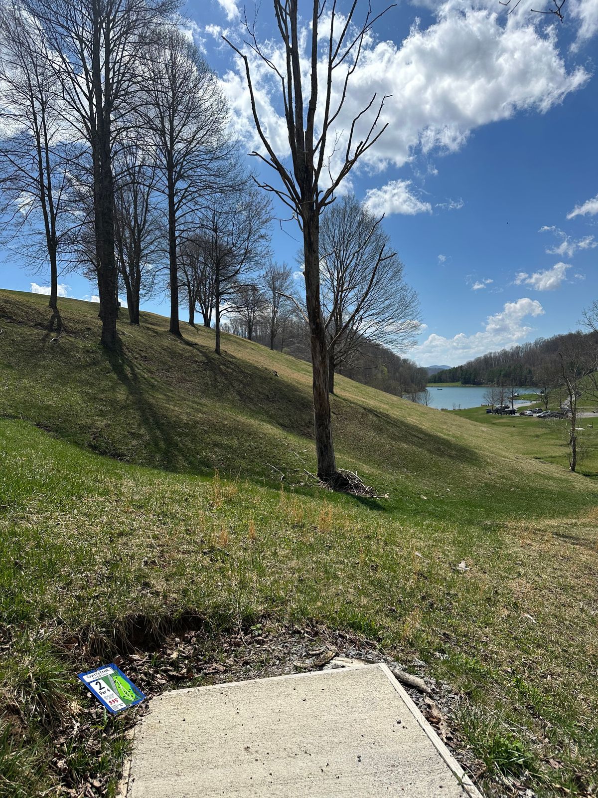 Hole two tee