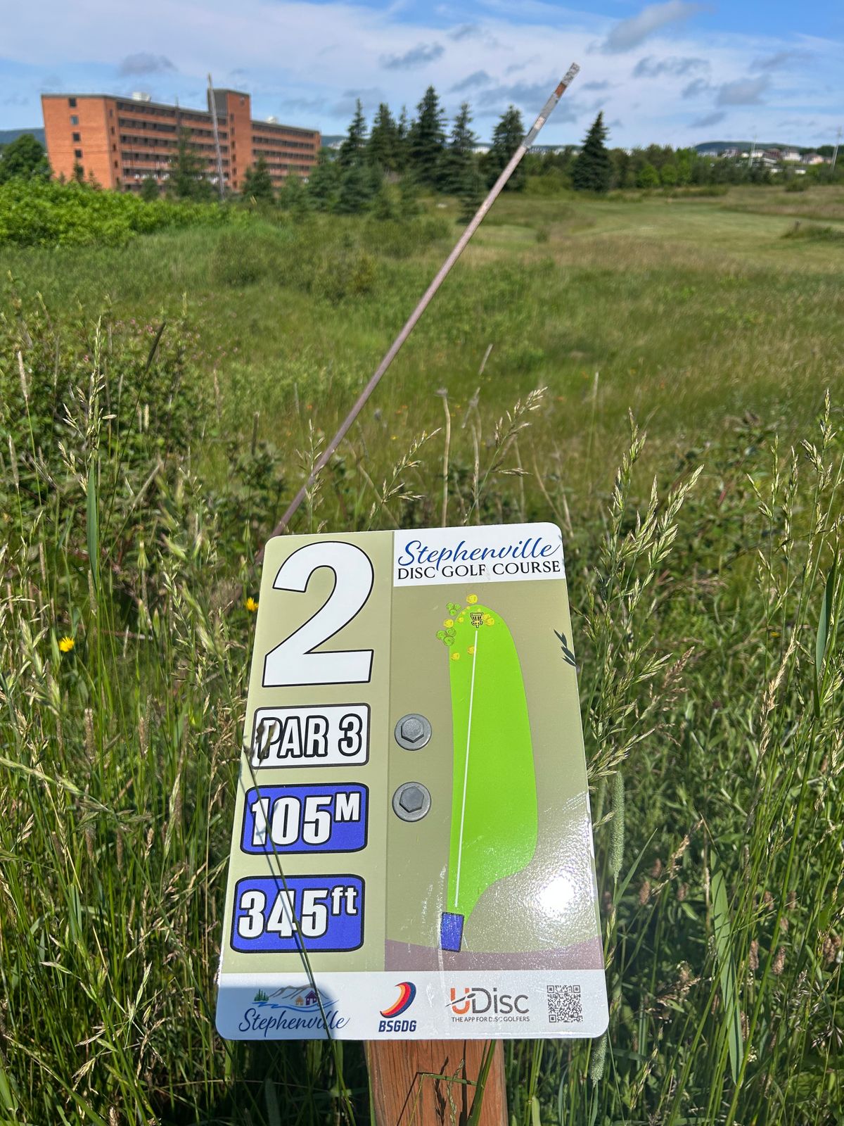 Hole 2 - long.