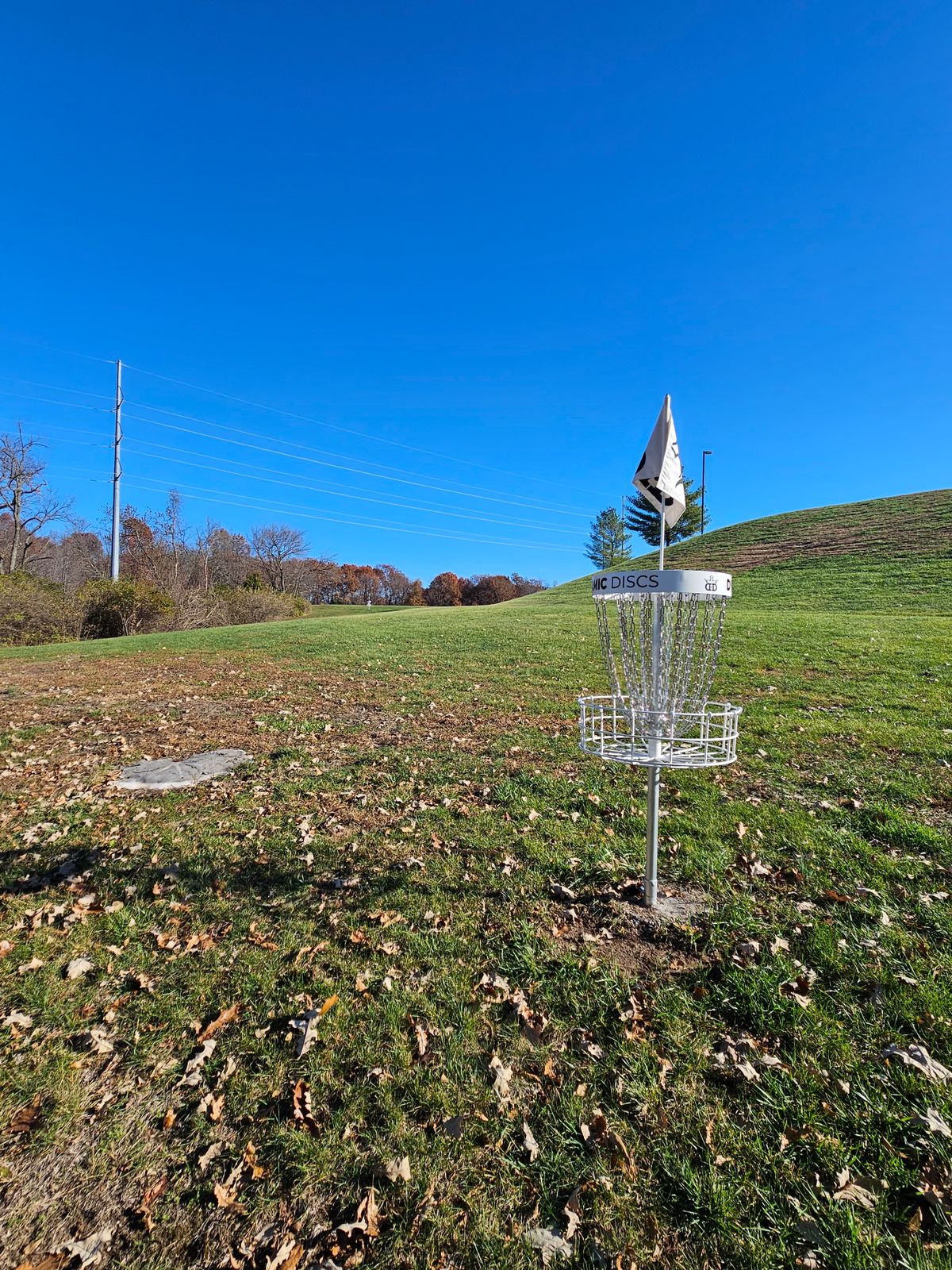 Hole 1 green back to tee