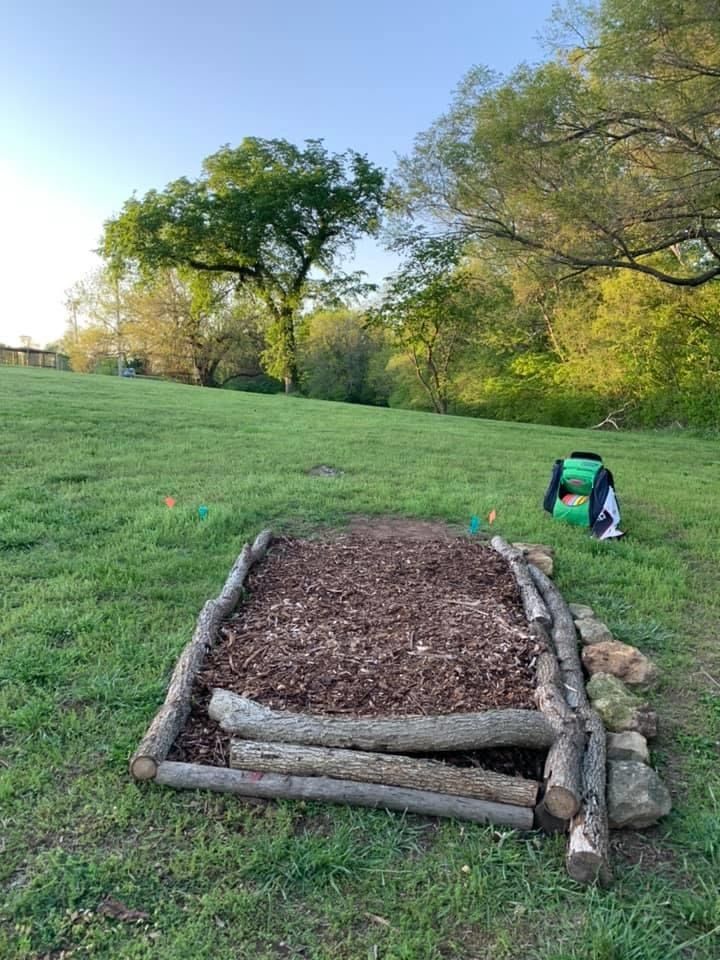 Hole 4’s temporary pad
