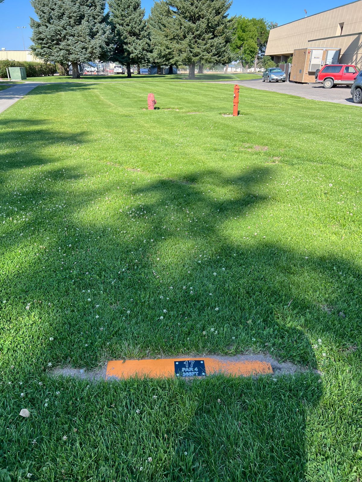Hole 17 tee