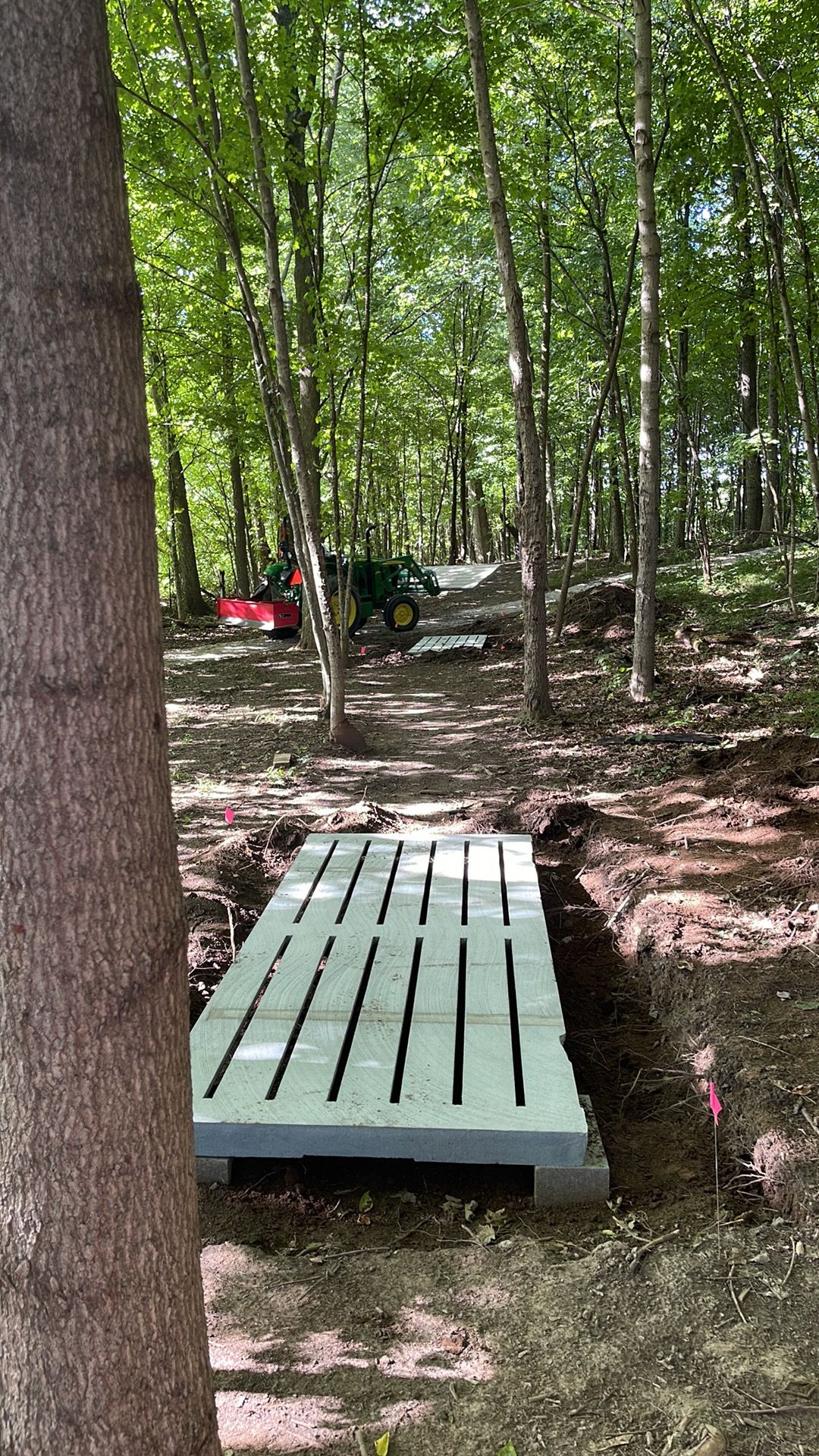 Installing new tees summer of ‘22