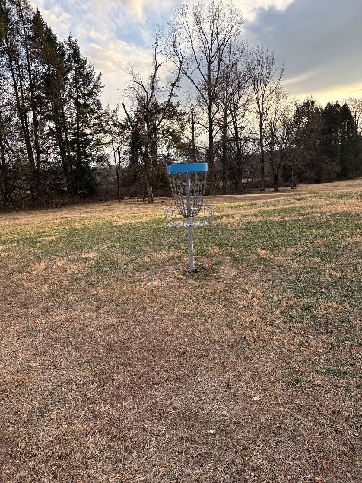 Hole 5 is slightly over the crest of the hill closer to the barn than the old position.