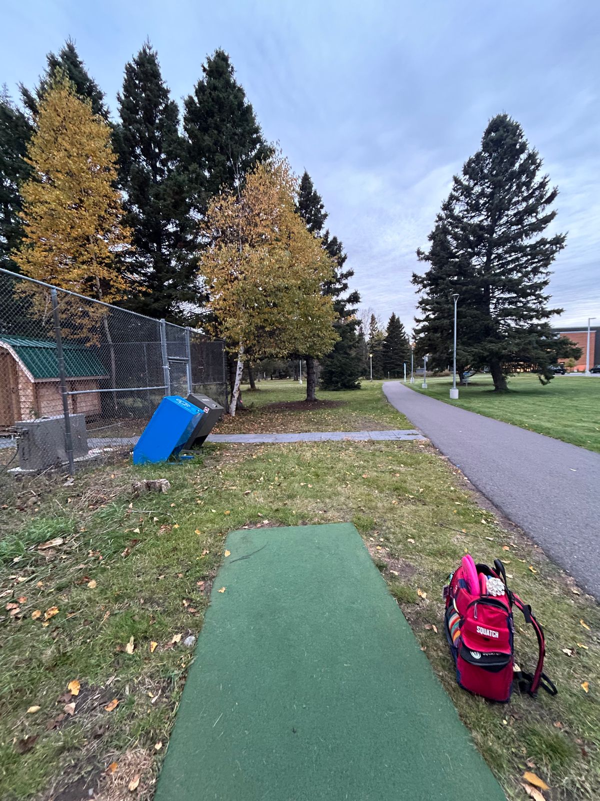 Hole 9 teepad