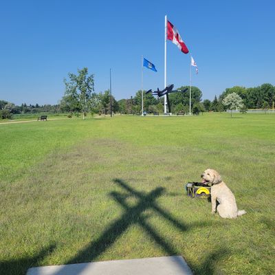 9th hole on the teepad.