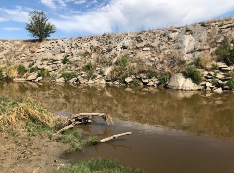 Course View of Knife River