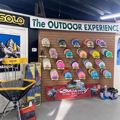 Newly renovated disc golf section