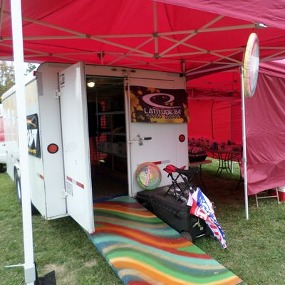 Tournament Sales Trailer & Setup