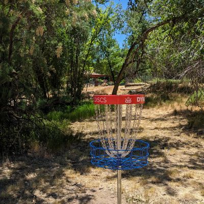 Hole 2 looking back to the tee.