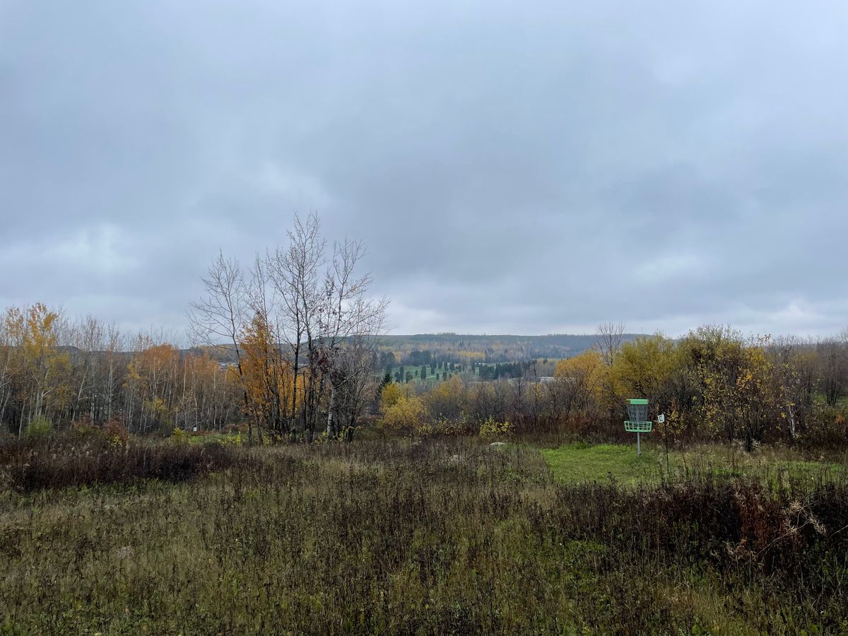 Nice views up behind the hockey arena.