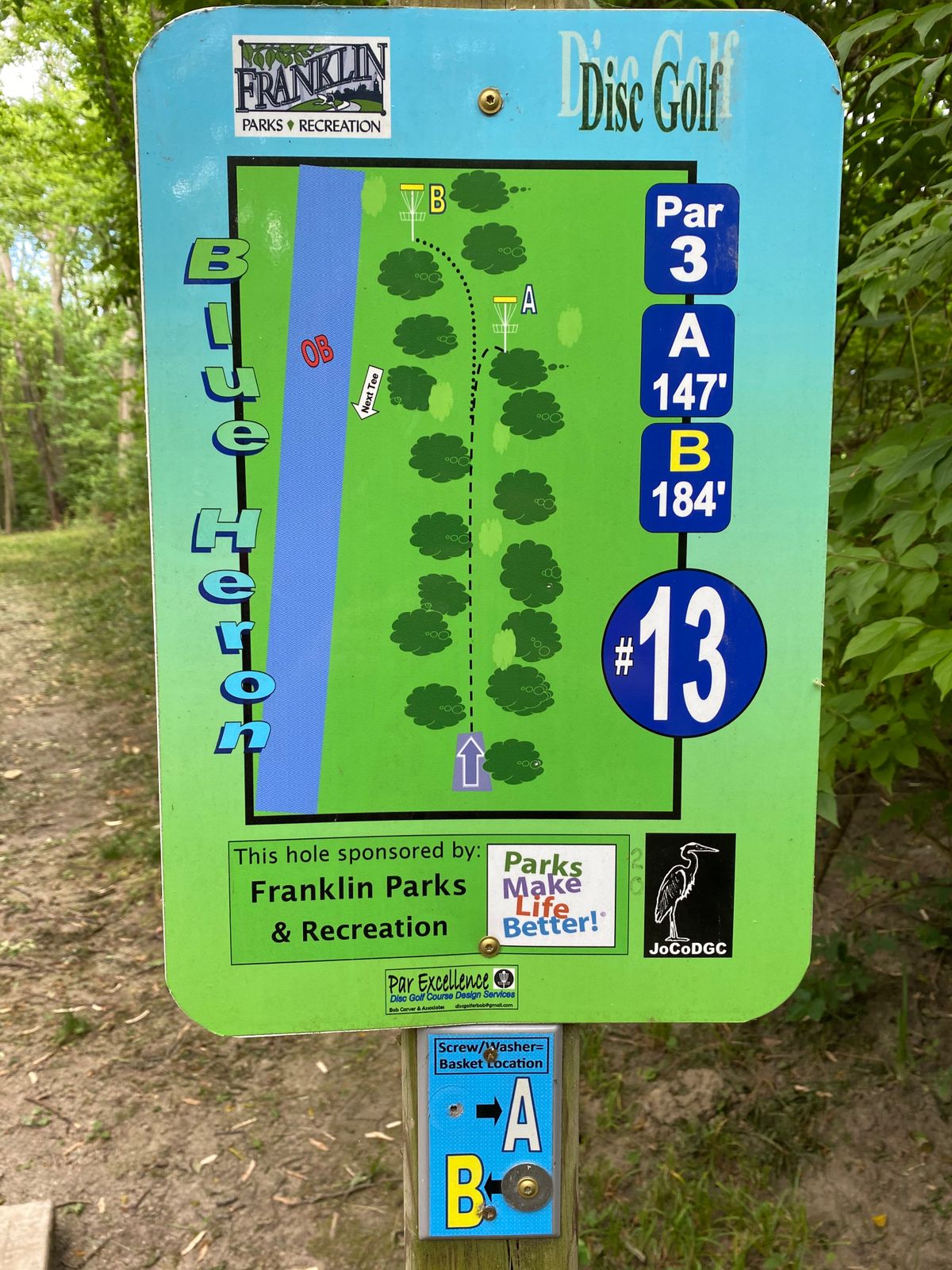 Hole 13 (Sign)