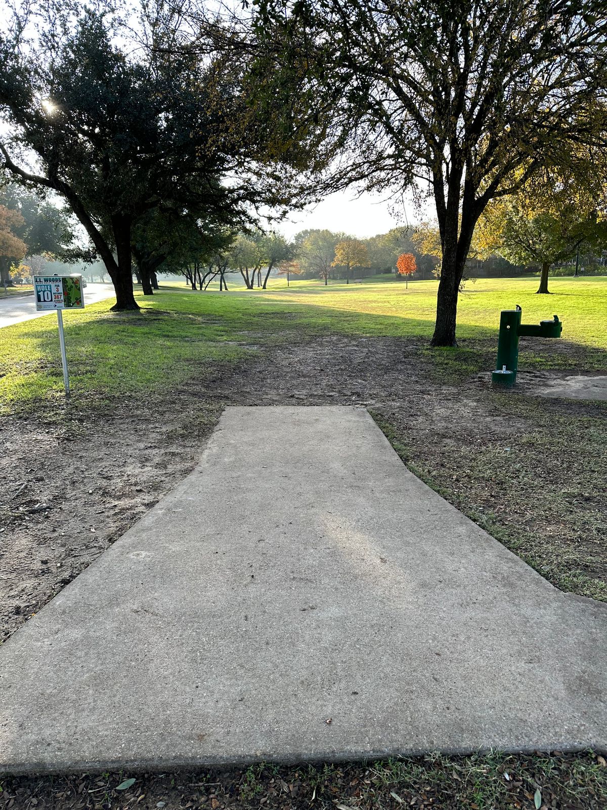 Hole 10 Tee Pad