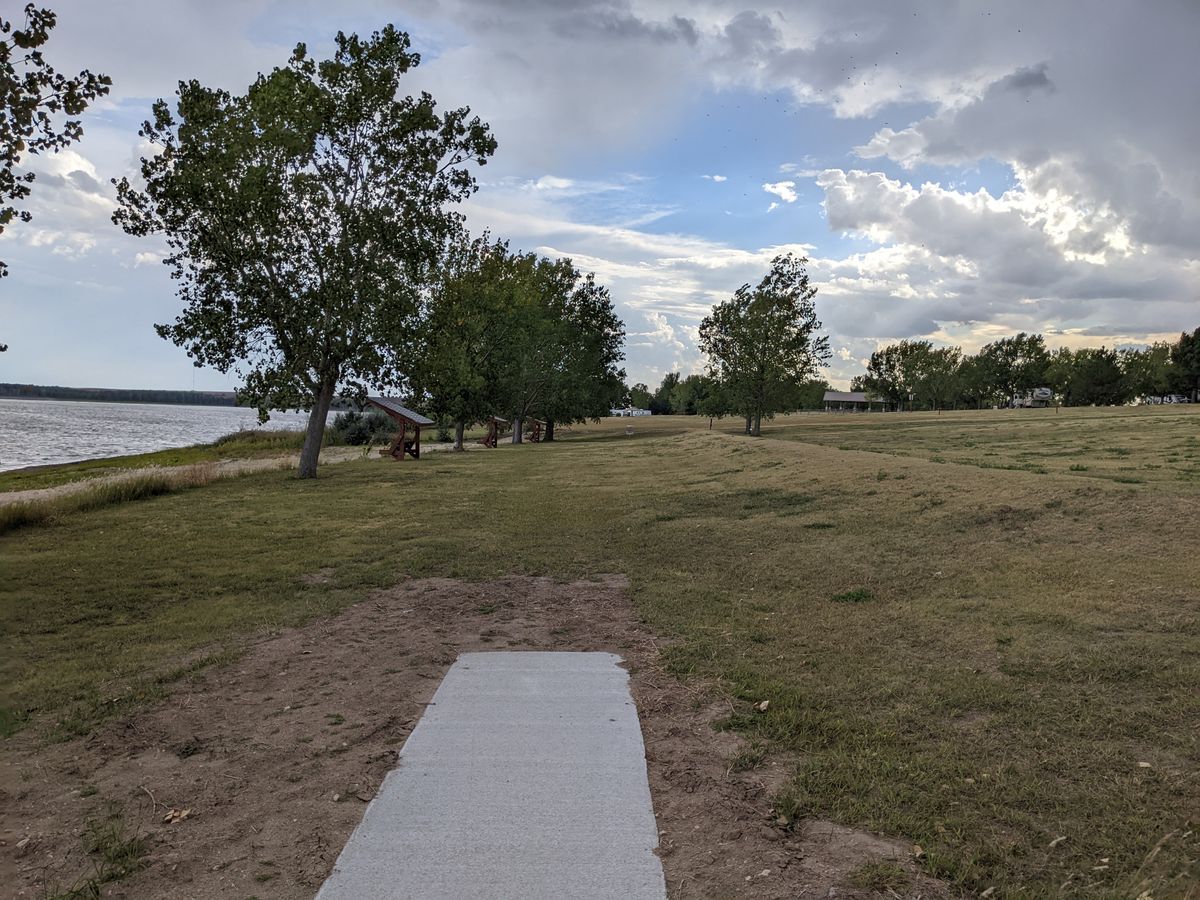 Hole 8 tee pad