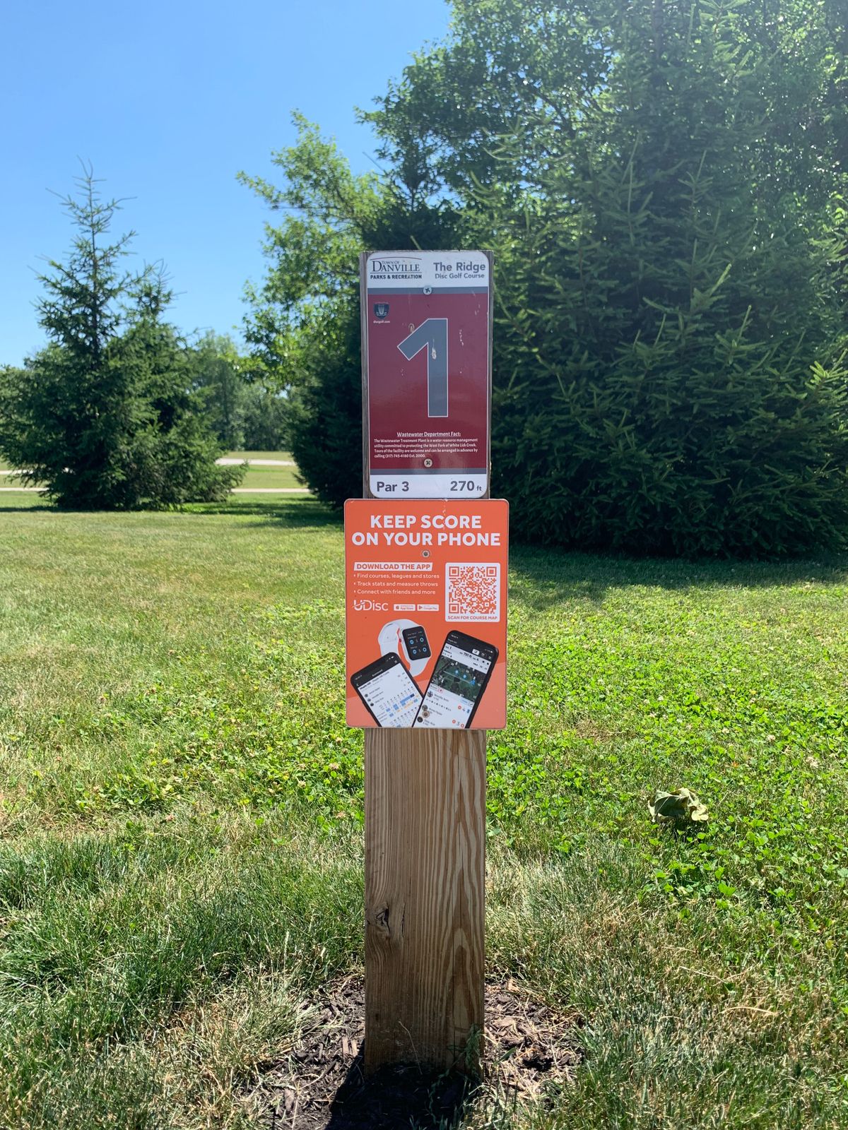Hole 1 - Par 3 - 270ft