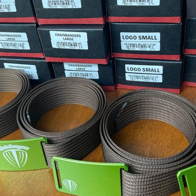 Green/grey grip belts