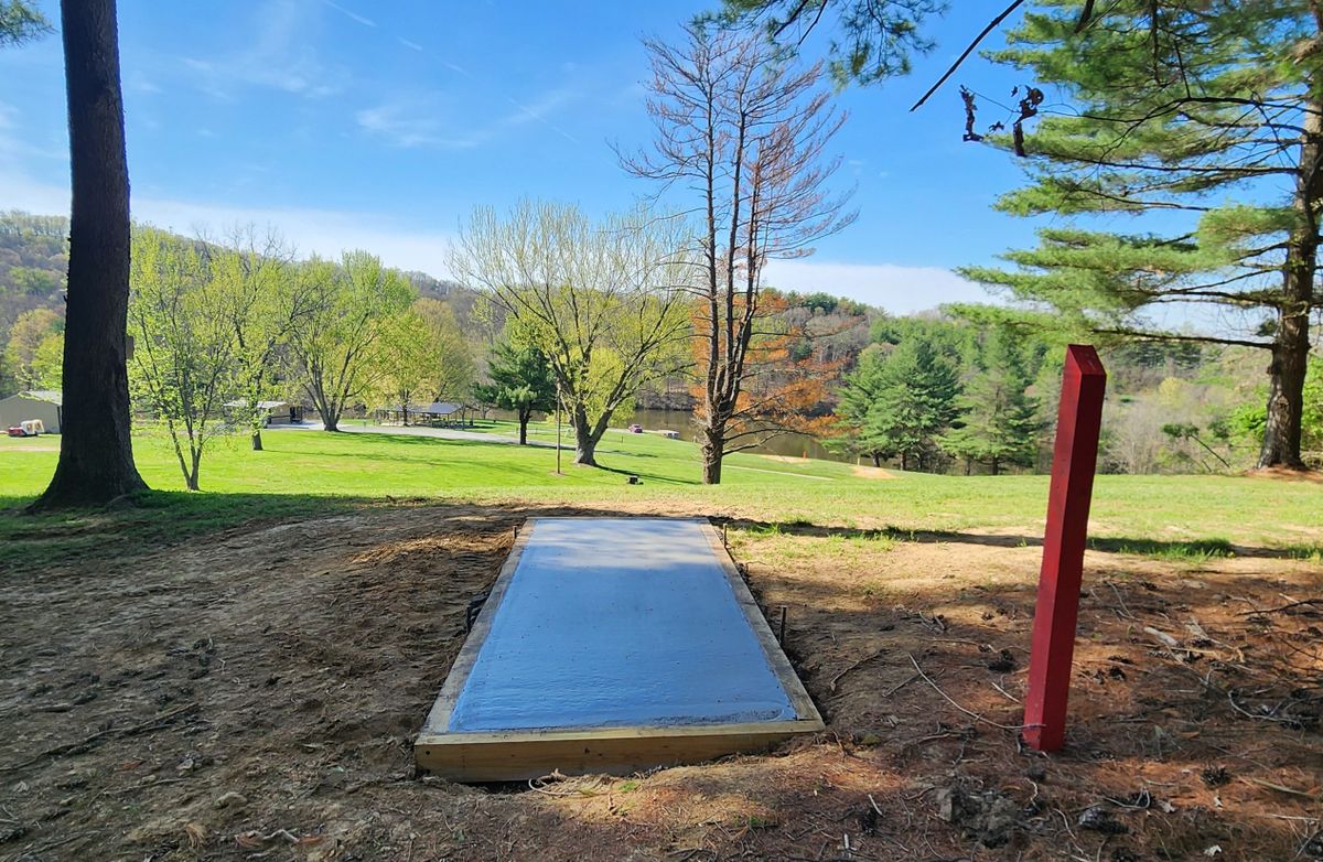 No. 6 at Caldwell Lake DGC is probably The Signature Hole due to it's breathtaking beauty and how the view surprises golfers coming out of the woods. It offers a great view of Caldwell Lake!