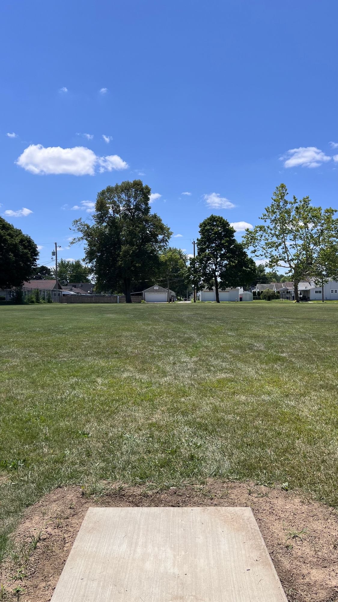 Hole 2 tee.