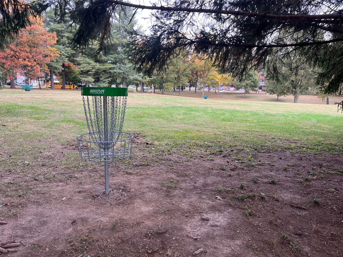 Hole #8 looking back towards tee pad
