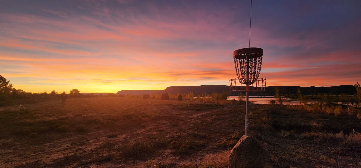 Sunset on hole #14