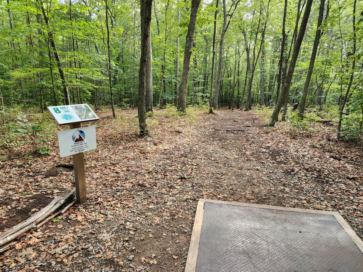 Hole 8 tee pad