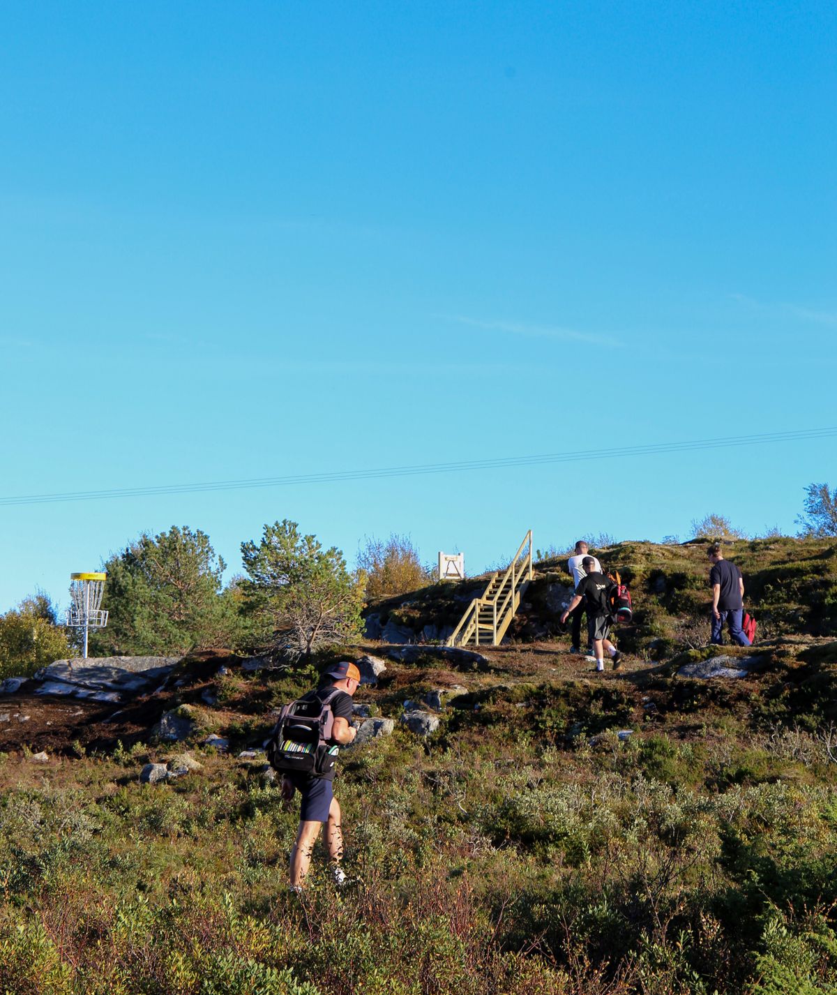 Trapp på de bratteste partiene