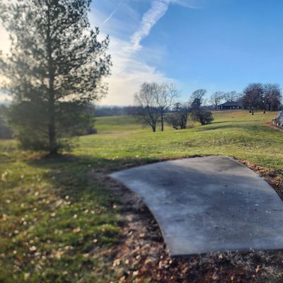 Hole 1 tee pad