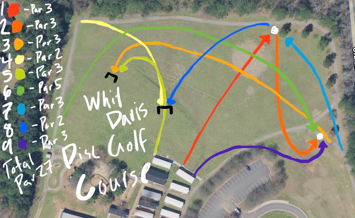 Whit Davis Elementary Object Course Athens, GA UDisc Disc Golf