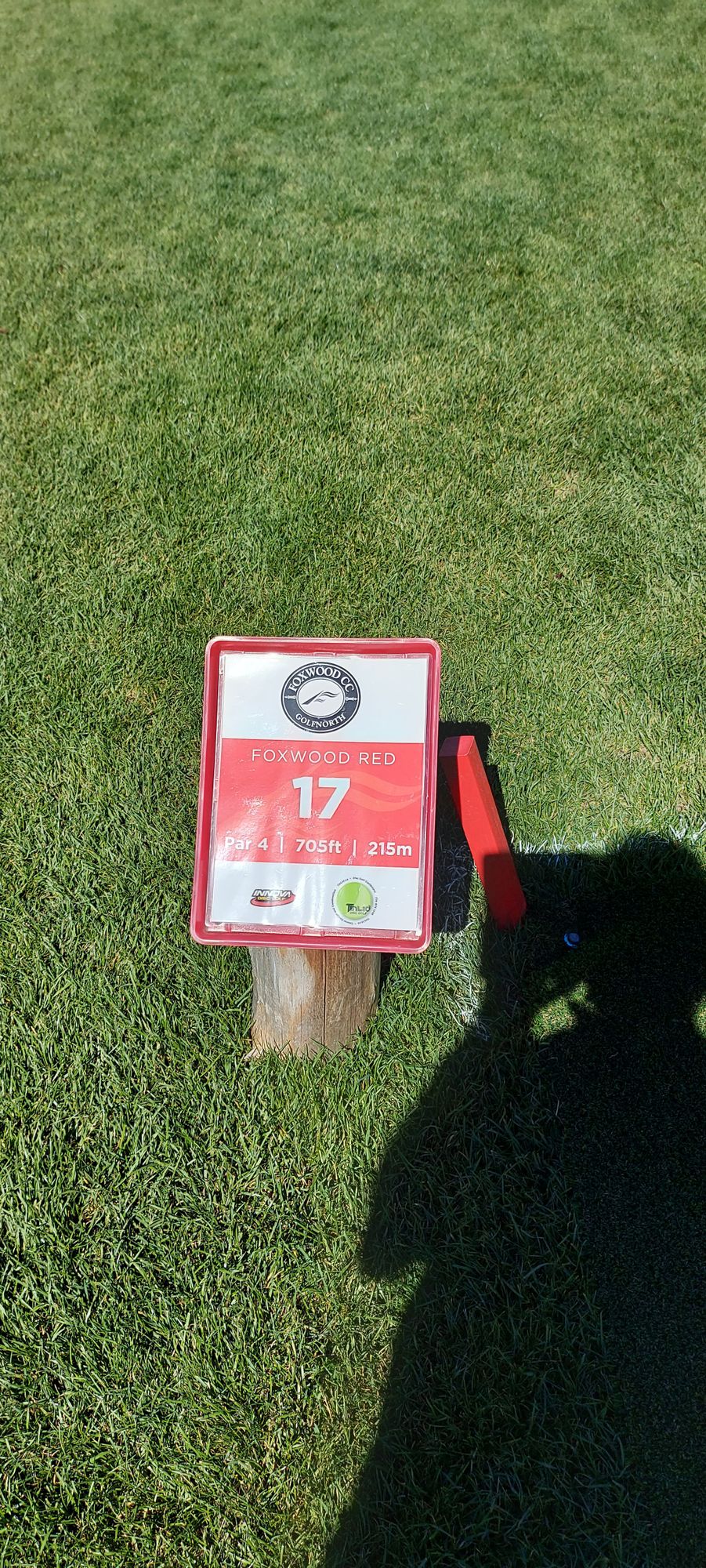 Hole sign #17.🇨🇦🍁🇨🇦🍁🍀🍁🇨🇦