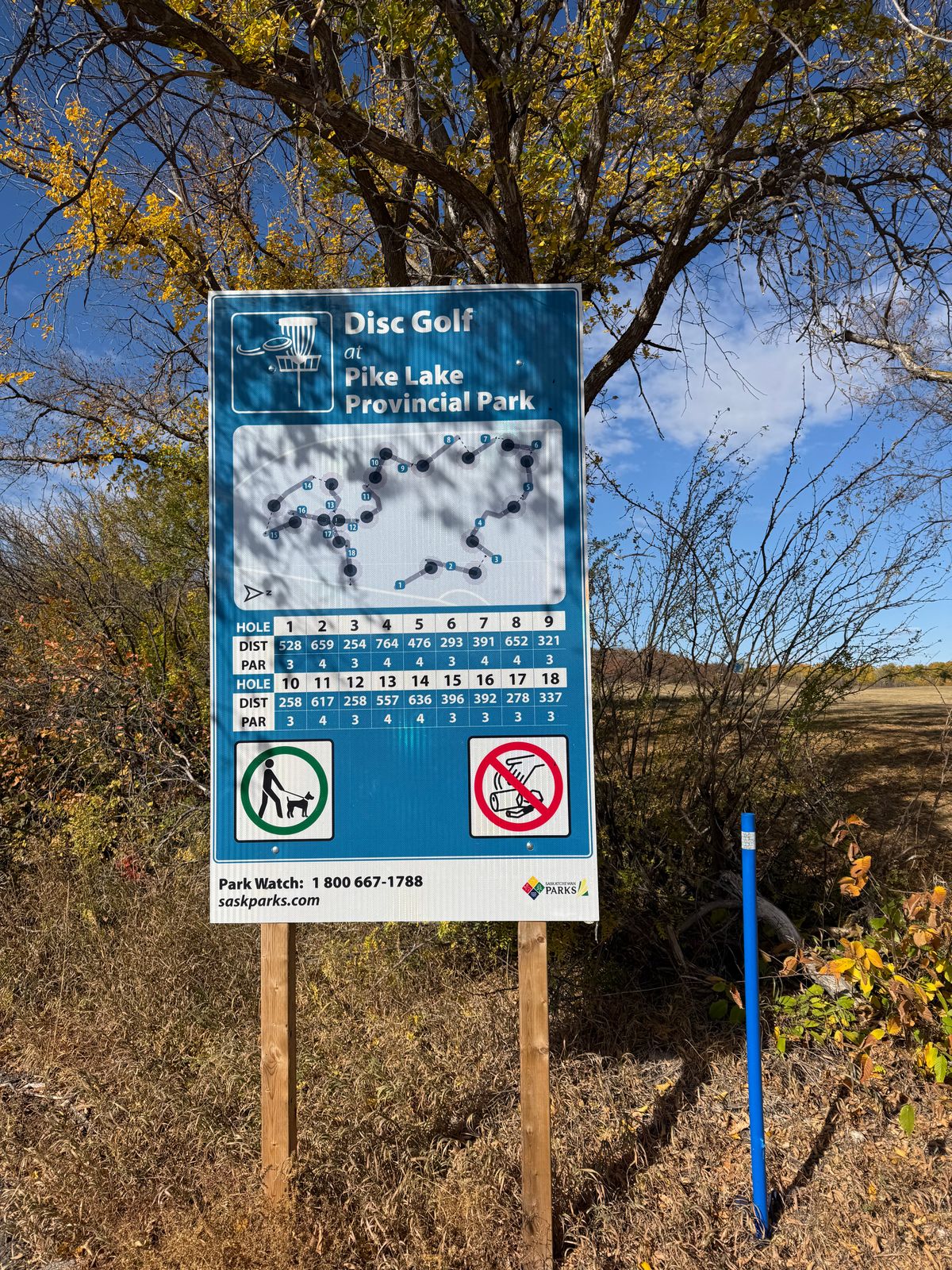 Course sign