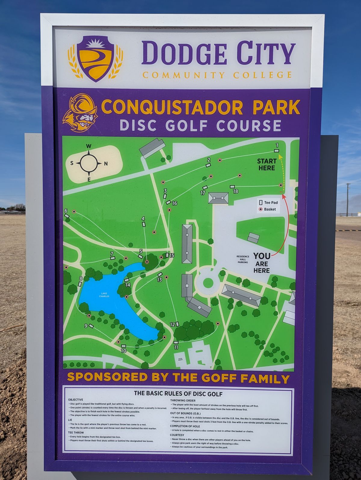 Course layout