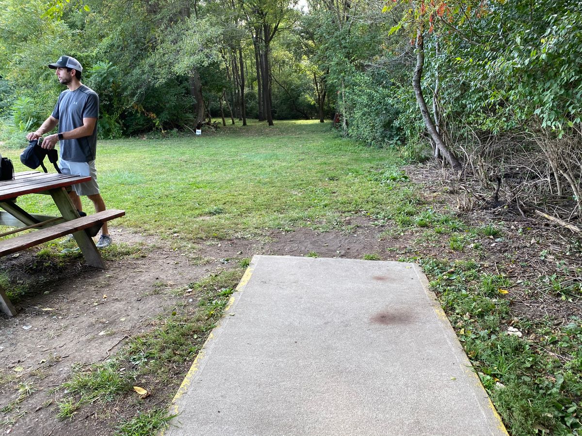Hole 18 teepad