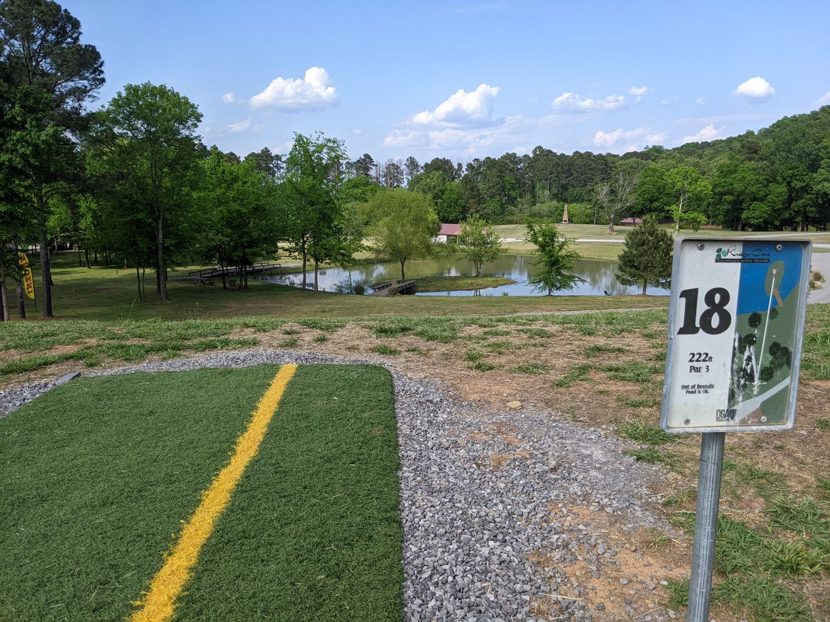 Hole 18 island