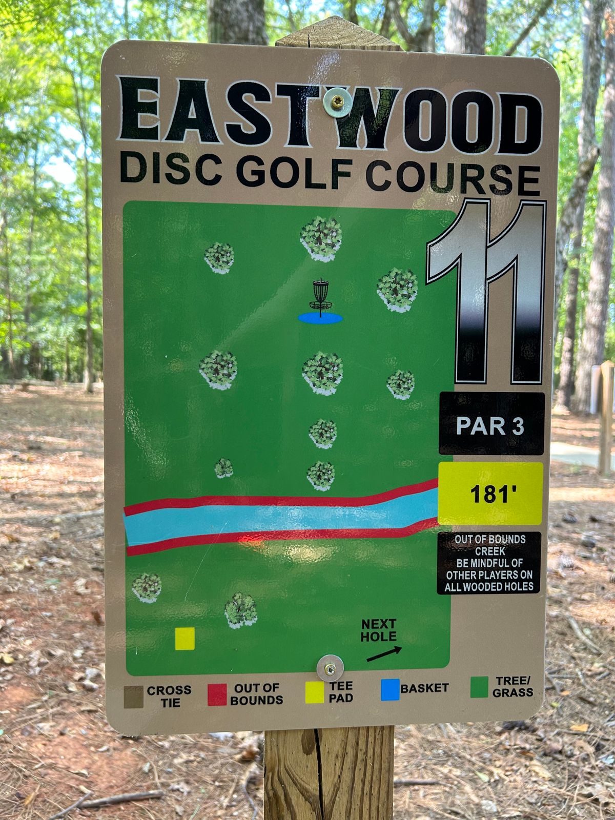 Hole 11 Sign
