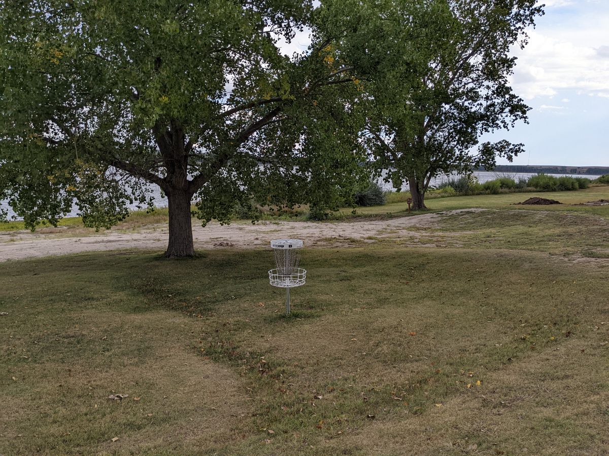 Hole 8 basket