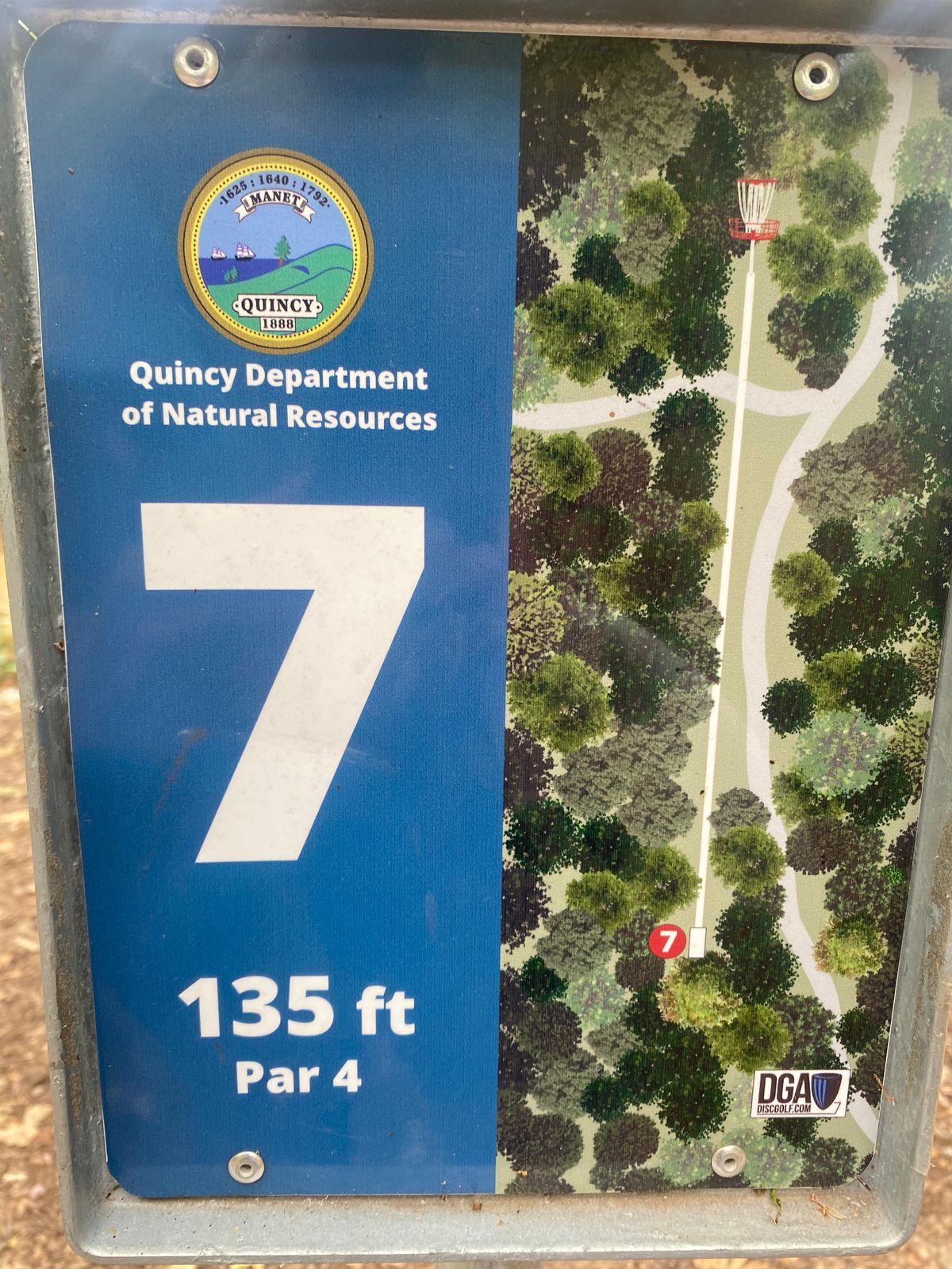 Hole 7 layout