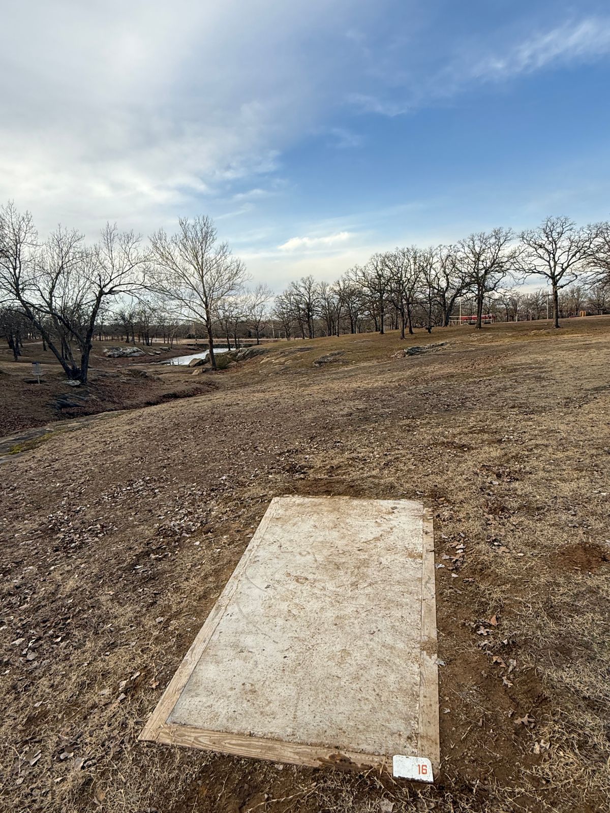 Hole 16 Tee and fairway