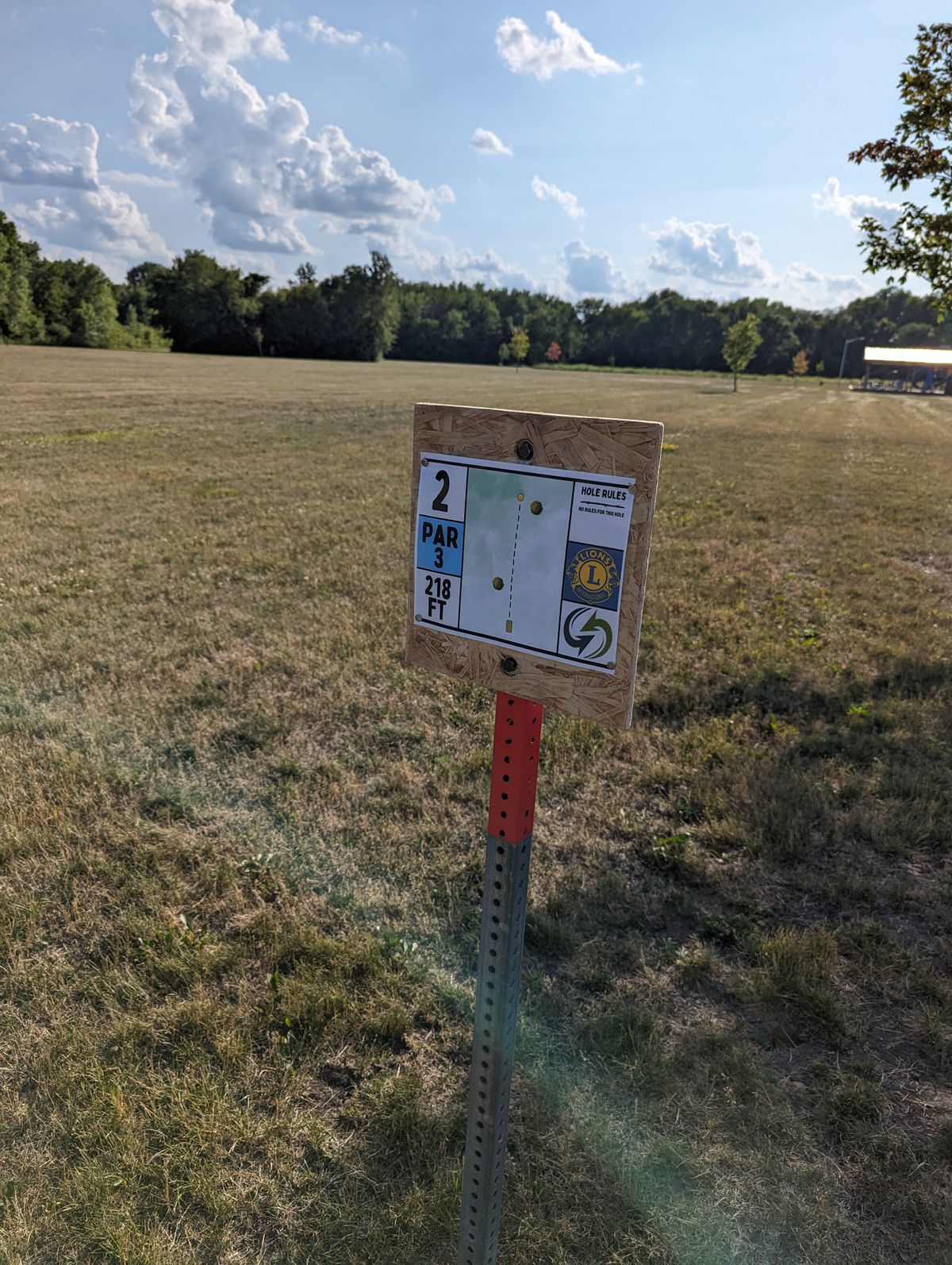 Hole 2 Sign