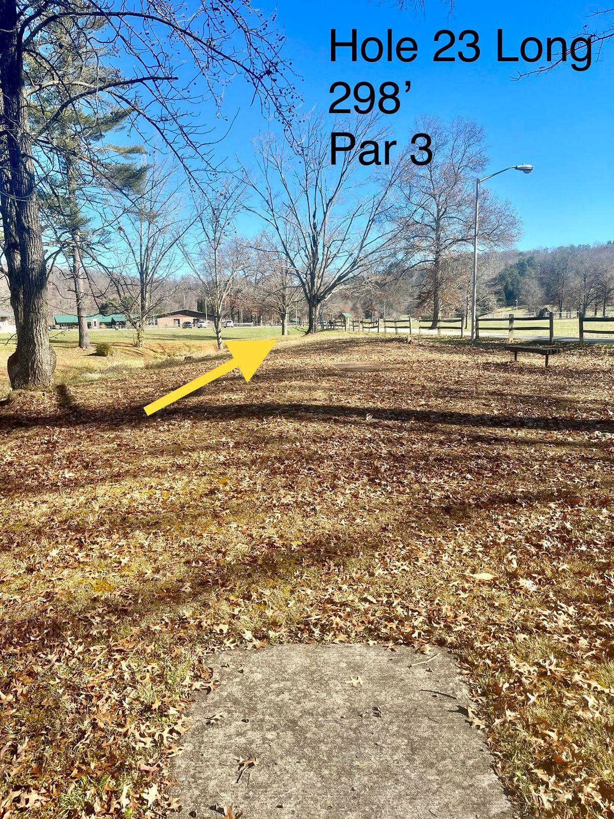 Hole 23 Long, 298’ par 3